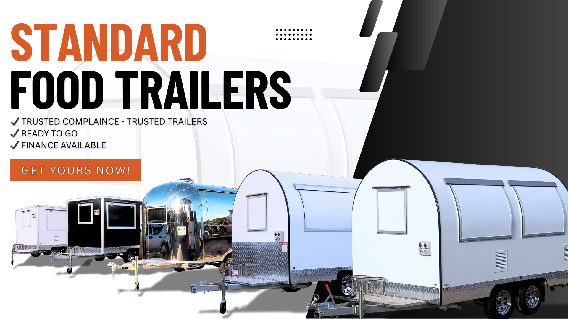 Standard food trailers